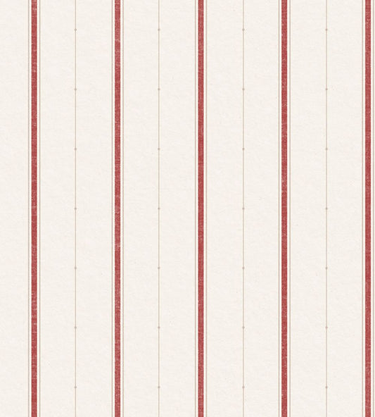 Lineal Wallpaper by Coordonne Red