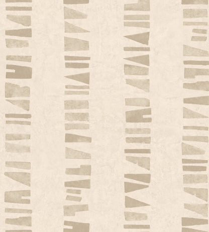 Linear Footprints Wallpaper by Tres Tintas Beige