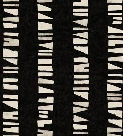 Linear Footprints Wallpaper by Tres Tintas Black