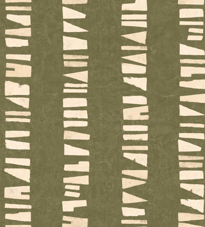 Linear Footprints Wallpaper by Tres Tintas Green