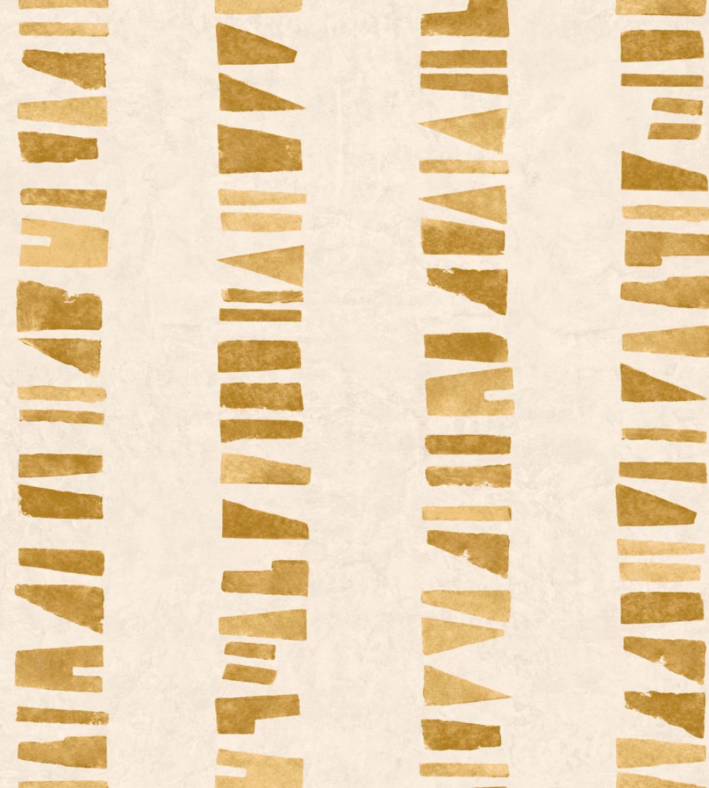Linear Footprints Wallpaper by Tres Tintas Ocher