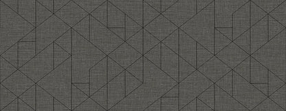 Linearis contract wallcovering by Coordonné in Black 64950310, flat pattern view