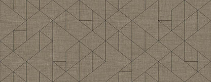 Linearis contract wallcovering by Coordonné in Brown 64950315, flat pattern view