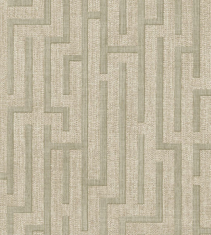 Linen Trellis Wallpaper by Eijffinger Green