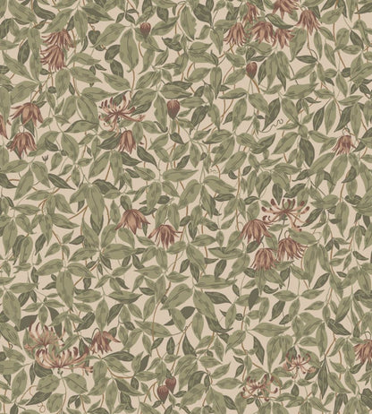 Linnea Wallpaper by Sandberg Burgundy