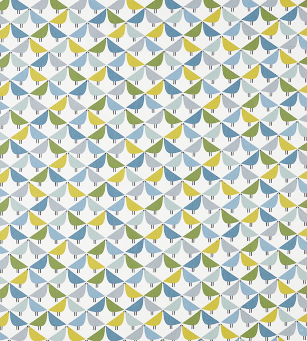 Lintu Fabric by Scion Gecko / Pacific / Glazier