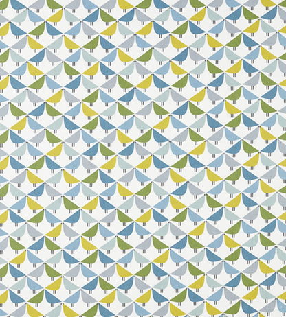 Lintu Fabric by Scion Gecko / Pacific / Glazier