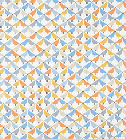 Lintu Fabric by Scion Satsuma / Sky / Pebble