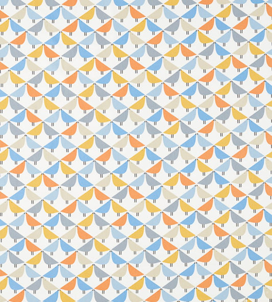 Lintu Fabric by Scion Satsuma / Sky / Pebble