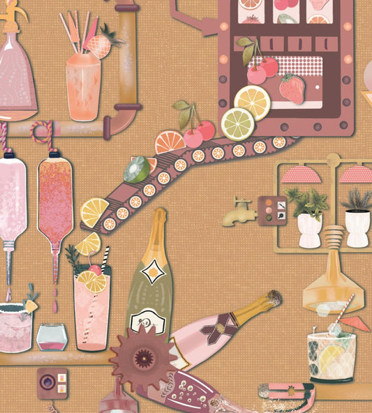 Liquid Lab Wallpaper by Brand McKenzie Sunrise