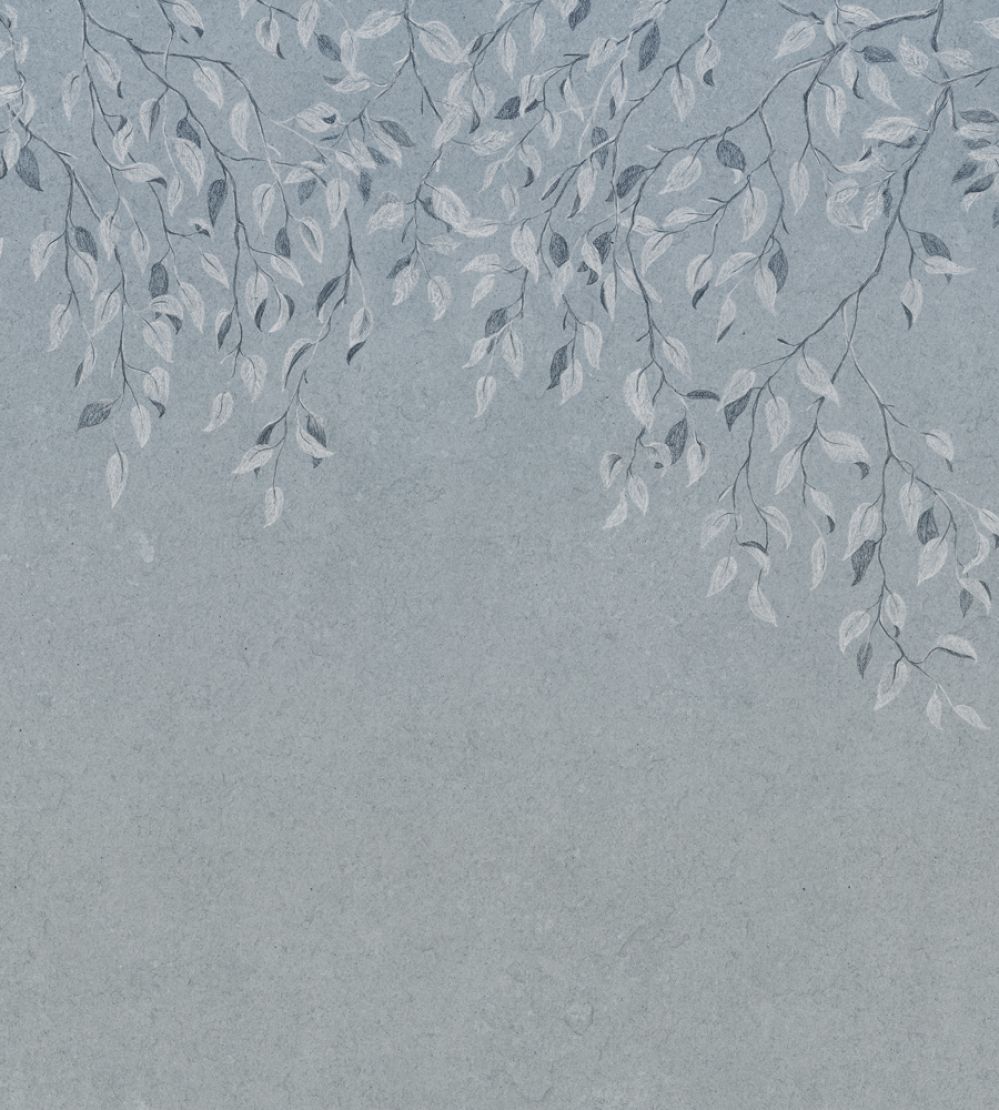 Liselund Mural by Sandberg Misty Blue