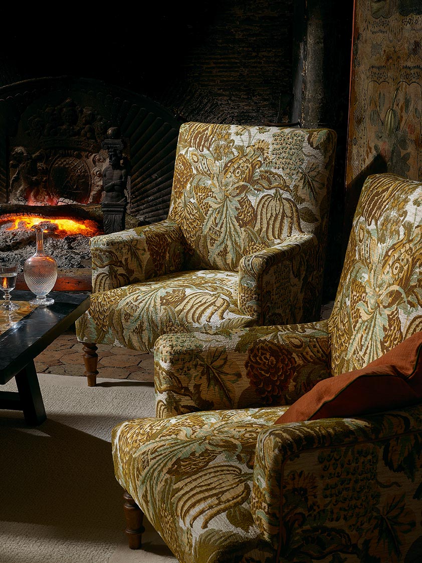 Lisieux Fabric by Braquenié shown in a room setting (view 2)