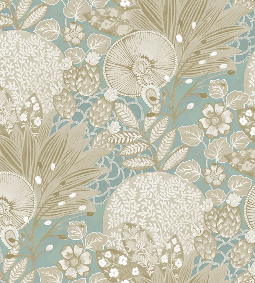 Lithops Wallpaper by Jannelli&Volpi Blue/Sand