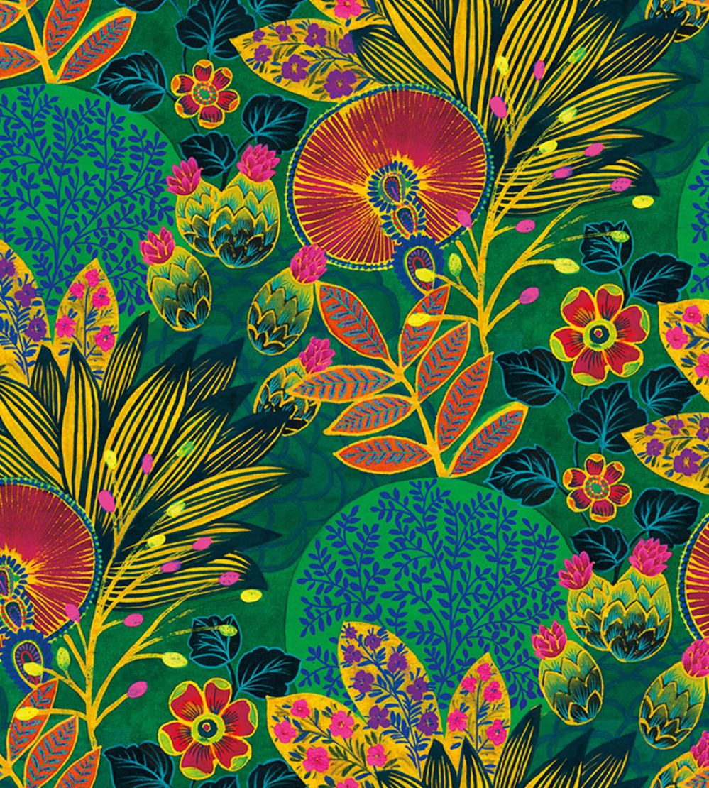 Lithops Wallpaper by Jannelli&Volpi Mutli/Green