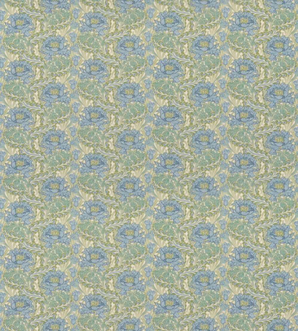 Little Brantwood Fabric by GP & J Baker Blue/Green