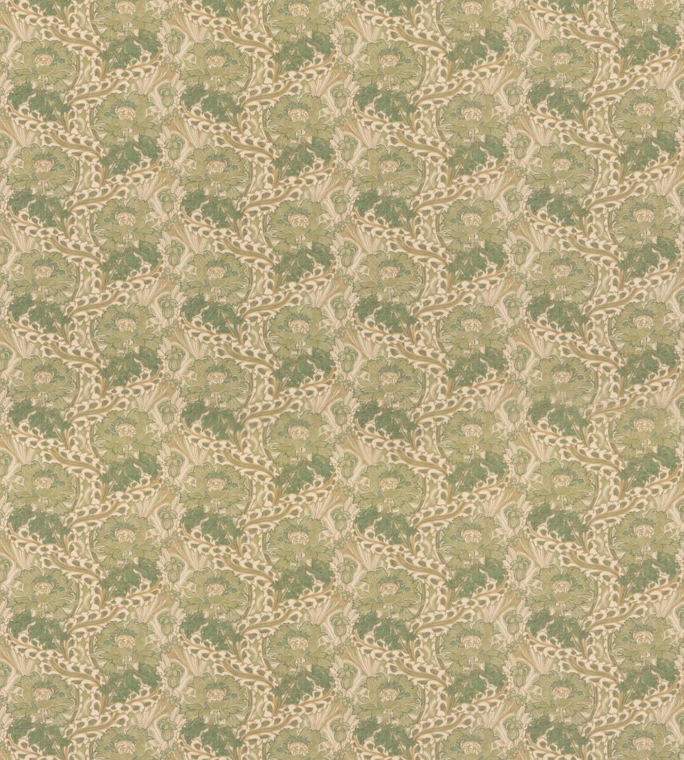 Little Brantwood Fabric by GP & J Baker Green