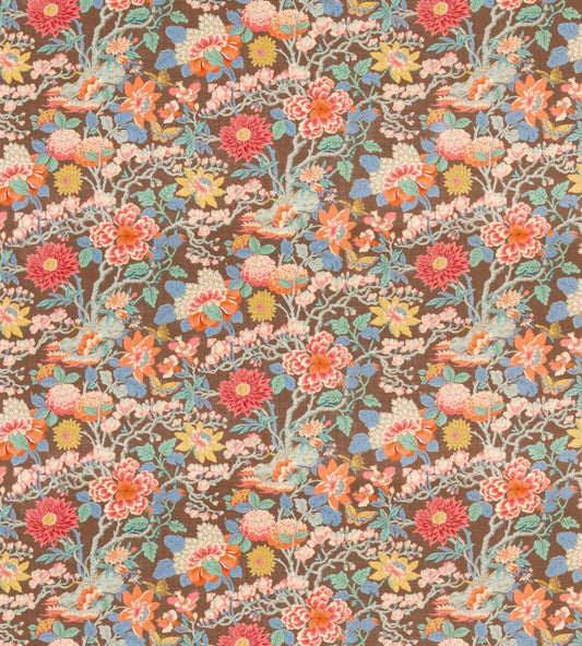 Little Magnolia Fabric by GP & J Baker Espresso