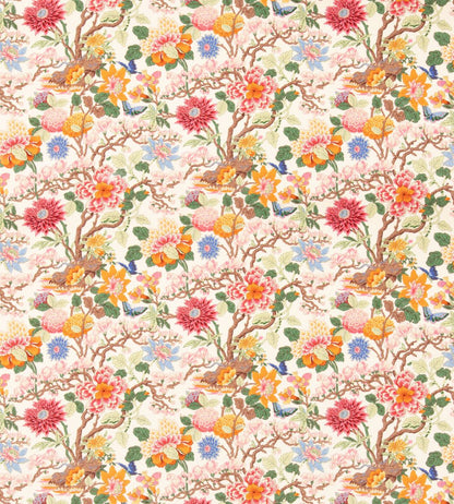 Little Magnolia Fabric by GP & J Baker Pink/Orange