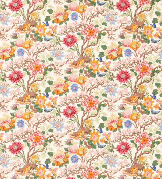 Little Magnolia Fabric by GP & J Baker Pink/Orange