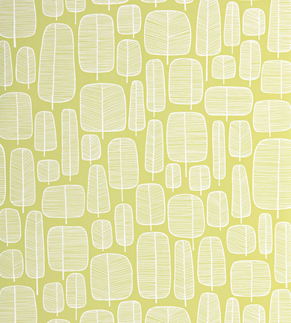 Little Trees Wallpaper by MissPrint Peagreen