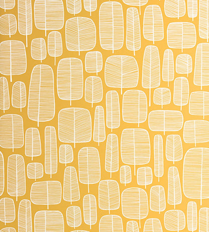 Little Trees Wallpaper by MissPrint Yellow