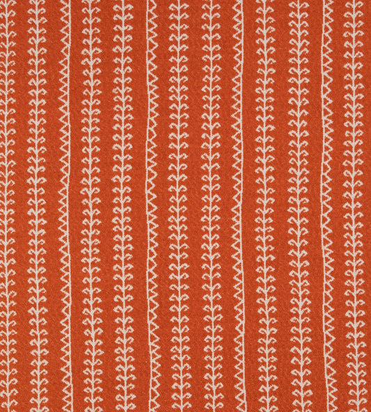 Little Weed Fabric by Christopher Farr Cloth Orange