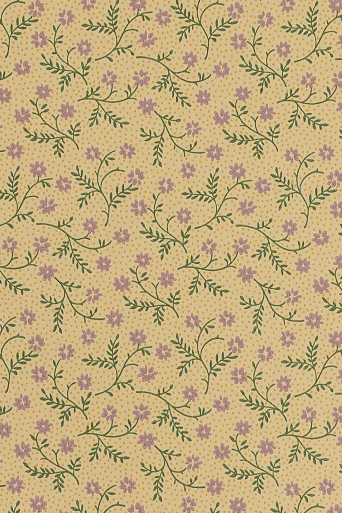 Lizzie Wallpaper by Jean Monro in Hay/Olive