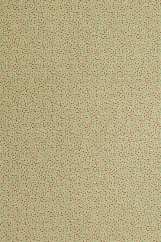 Lizzie Wallpaper by Jean Monro in Teal/Port