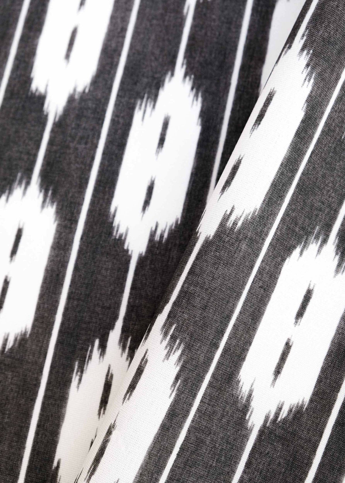Llengües fabric by Coordonné in Black, flat pattern view