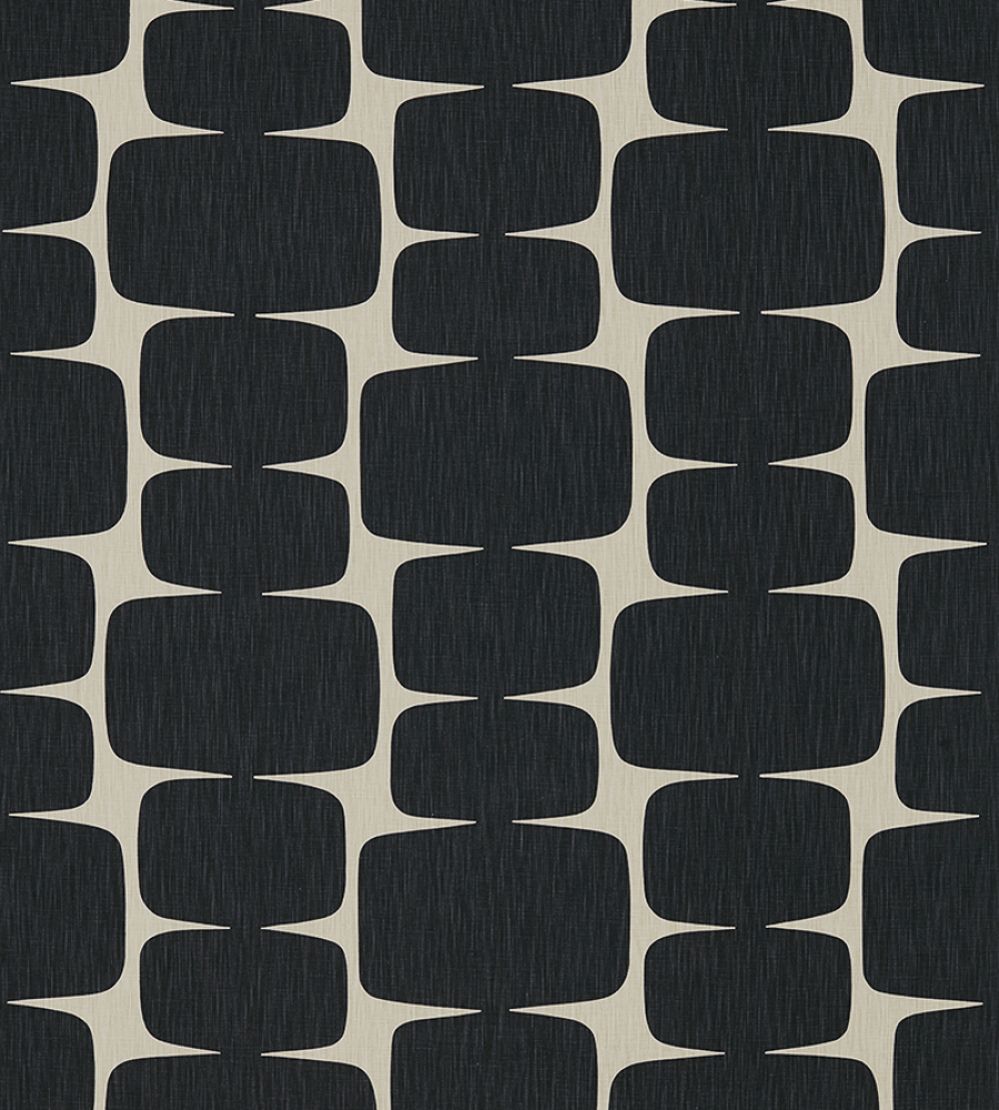 Lohko Fabric by Scion Liquorice / Hemp