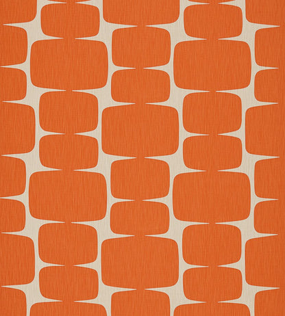 Lohko Fabric by Scion Paprika / Pebble