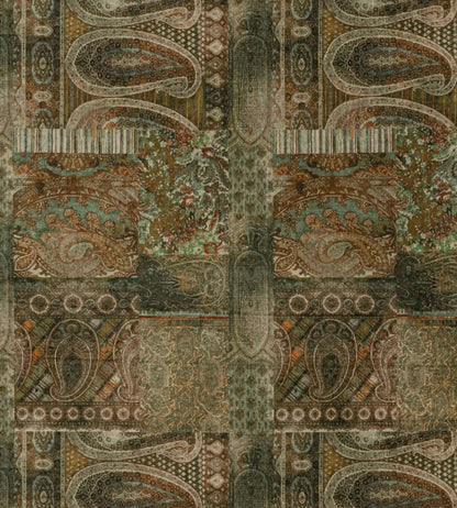 Lomond Velvet Fabric by Mulberry Home Emerald