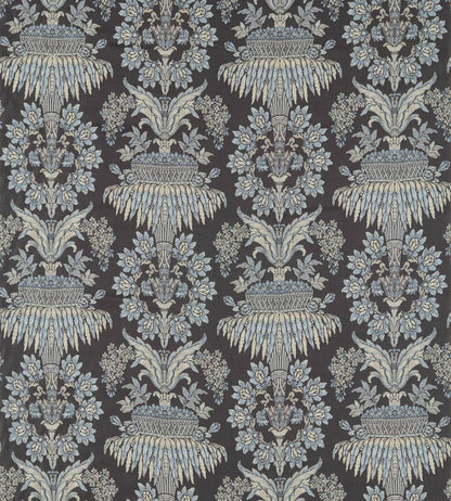 Long Gallery Brocade Fabric by Zoffany Quartz Grey/Rose