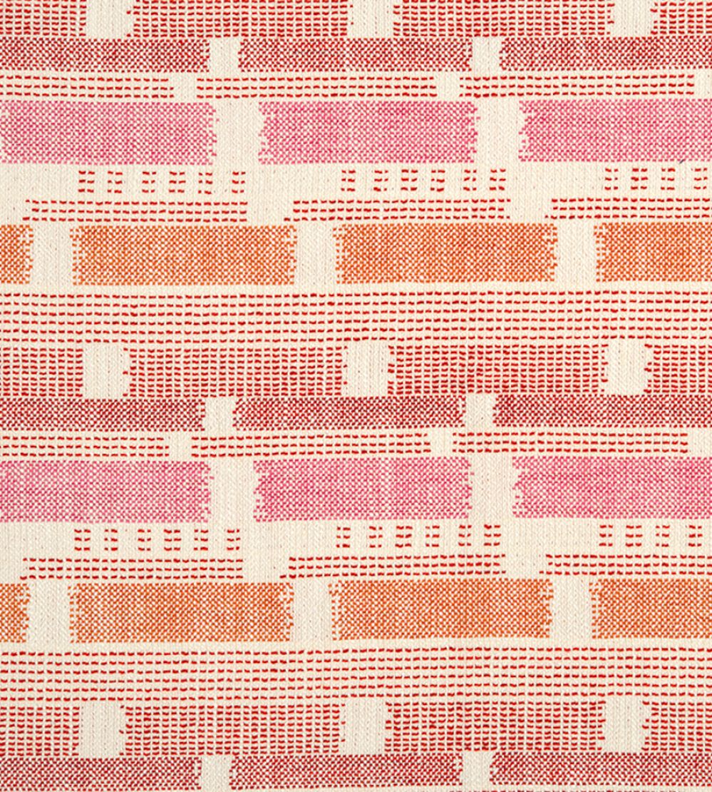Loom Weave Fabric by Christopher Farr Cloth Hot Pink