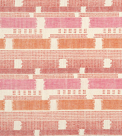Loom Weave Fabric by Christopher Farr Cloth Hot Pink