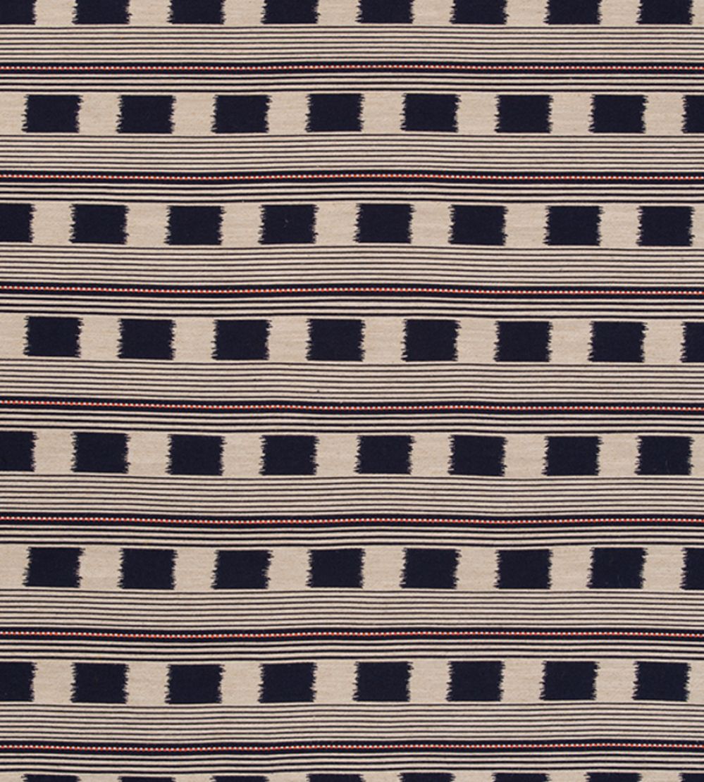 Lost And Found Fabric by Christopher Farr Cloth Indigo