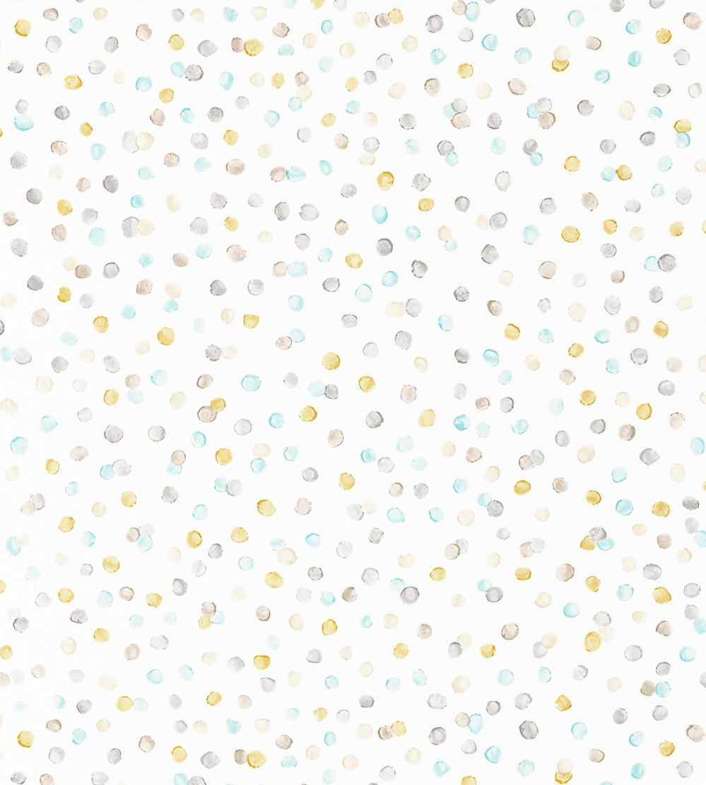 Lots Of Dots Wallpaper by Scion Hemp / Biscuit / Maize