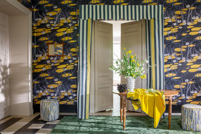 Lotus Wallpaper by Pierre Frey shown in a room setting (view 2)