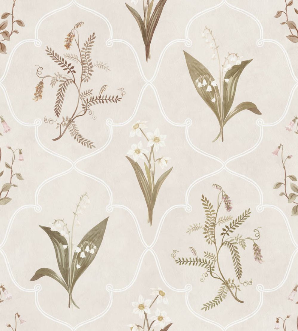 Louise Wallpaper by Sandberg Pastel