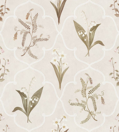 Louise Wallpaper by Sandberg Pastel