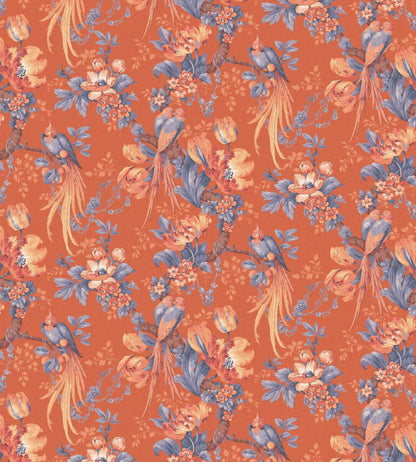 Lovebirds Wallpaper by Divine Savages Burnt Sienna