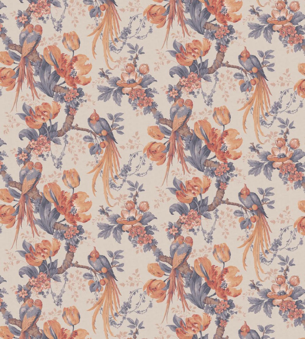 Lovebirds Wallpaper by Divine Savages Papaya