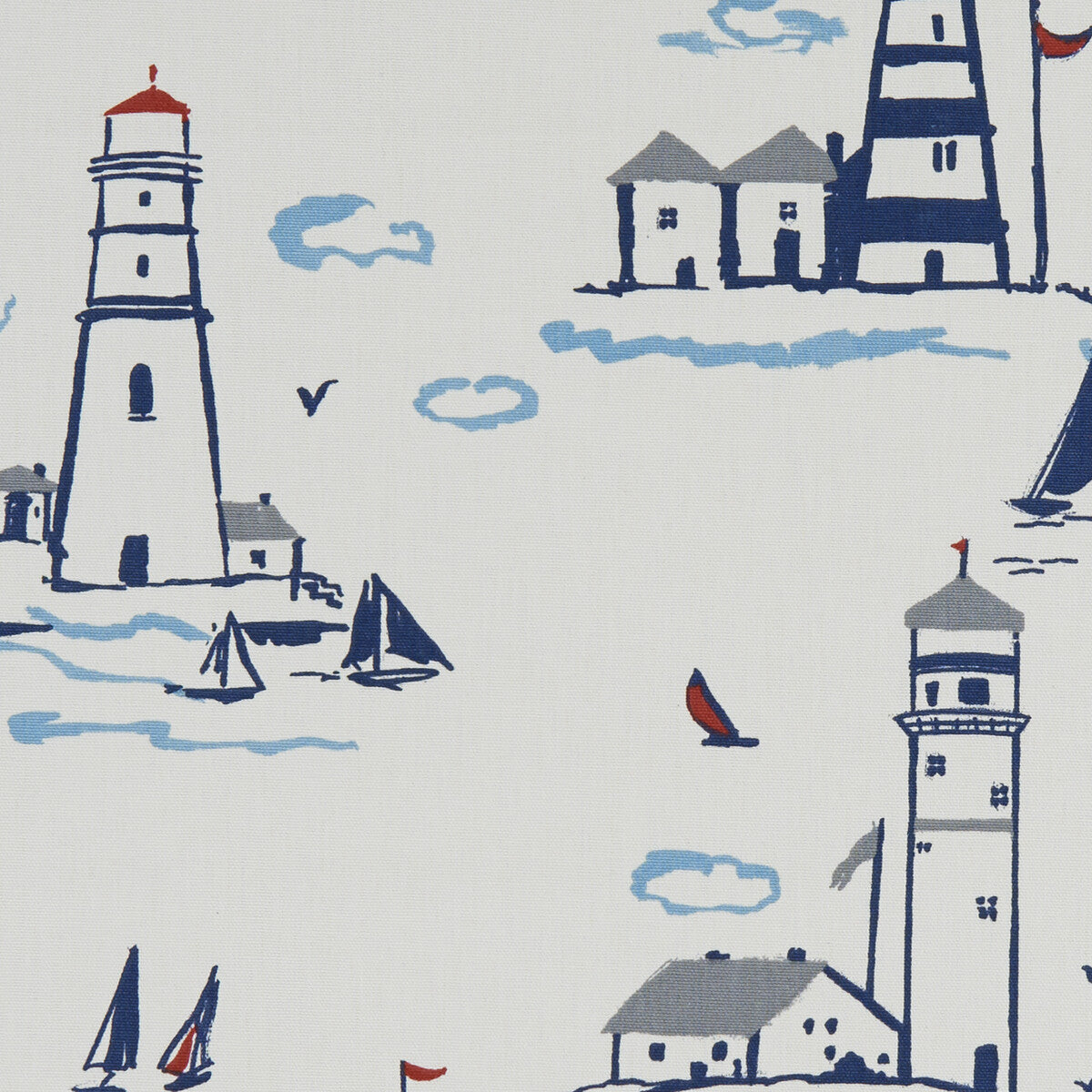 Lowestoft Marine fabric by Clarke & Clarke
