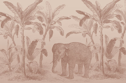 Loxodonta Terracotta mural by Hovia