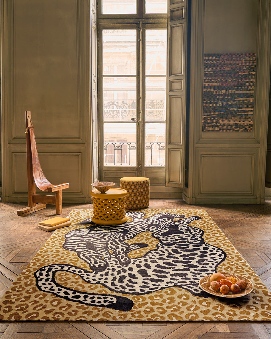 Lubin Rug by Pierre Frey shown in a room setting (view 1)