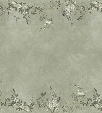 Luca Rectangle Mural by Sandberg Sage Green