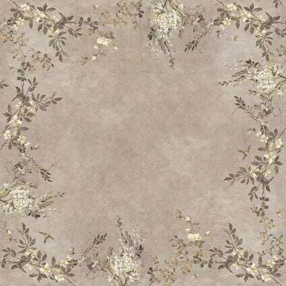 Luca Square Beige mural by Sandberg