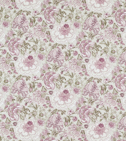 Lucienne Fabric by Clarke & Clarke Raspberry/Linen