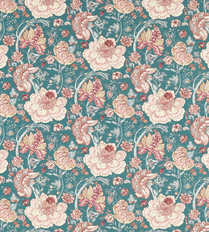 Lucienne Fabric by Clarke & Clarke Teal