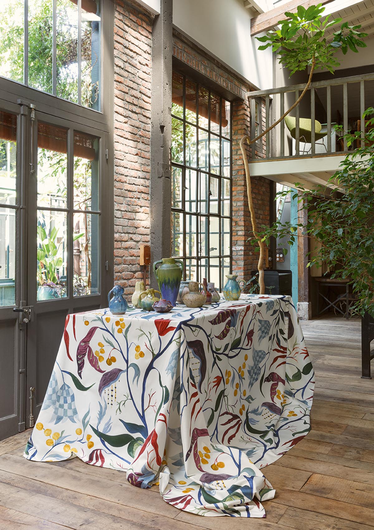 Lucille Fabric by Pierre Frey shown in a room setting (view 1)